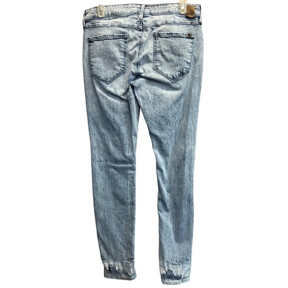 Hidden Jeans Distressed Light Wash Denim Pants Womens Size 29 Casual Everyday We - Picture 2 of 3